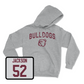 Sport Grey Football Bulldogs Hoodie 3X-Large / Grant Jackson | #52