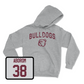 Sport Grey Football Bulldogs Hoodie 2X-Large / Jaylen Aborom | #38