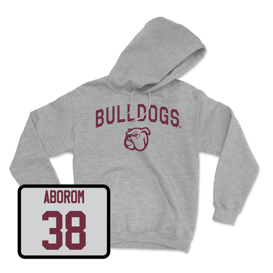 Sport Grey Football Bulldogs Hoodie Youth Small / Jaylen Aborom | #38