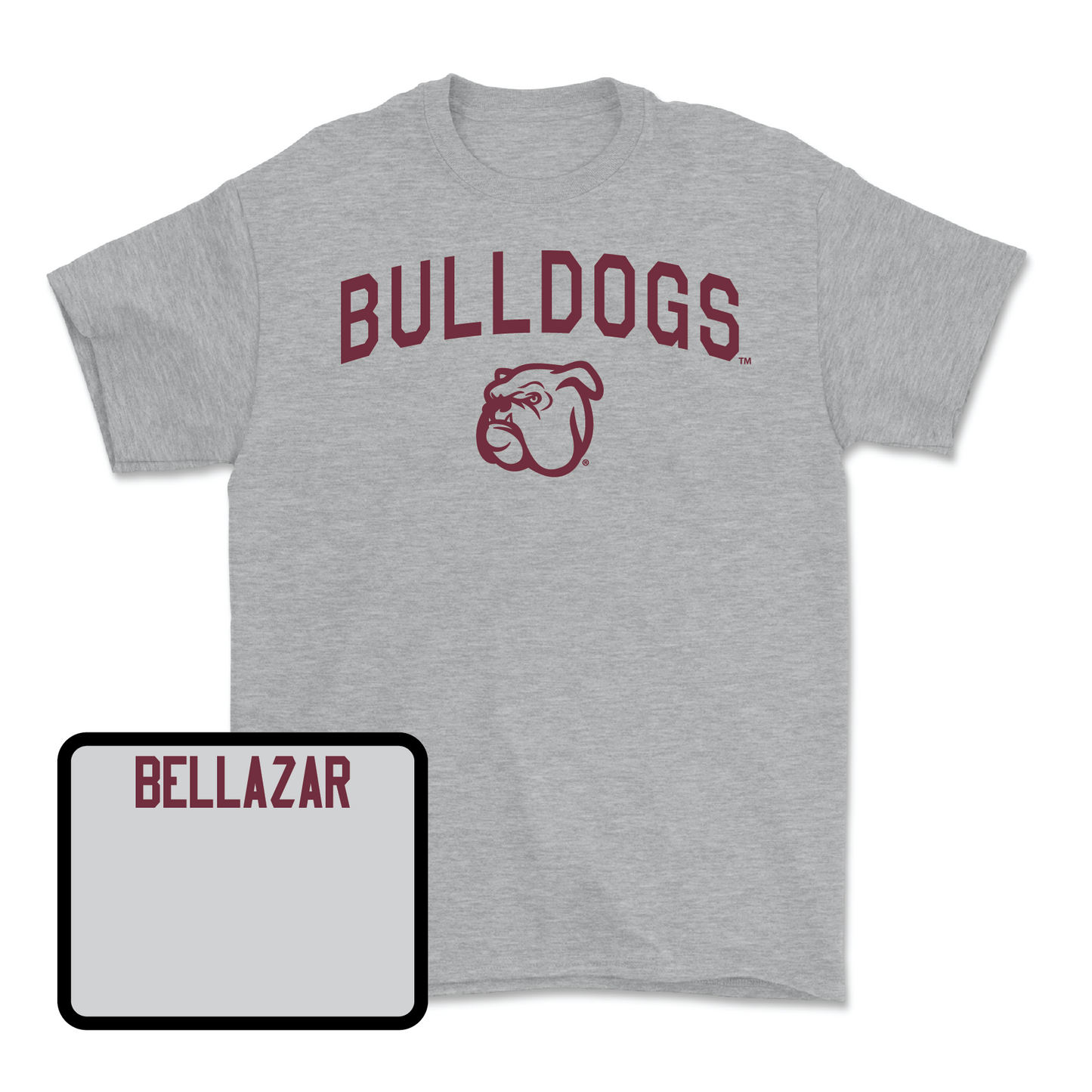 Sport Grey Football Bulldogs Tee Youth Large / Jacoby Bellazar | #