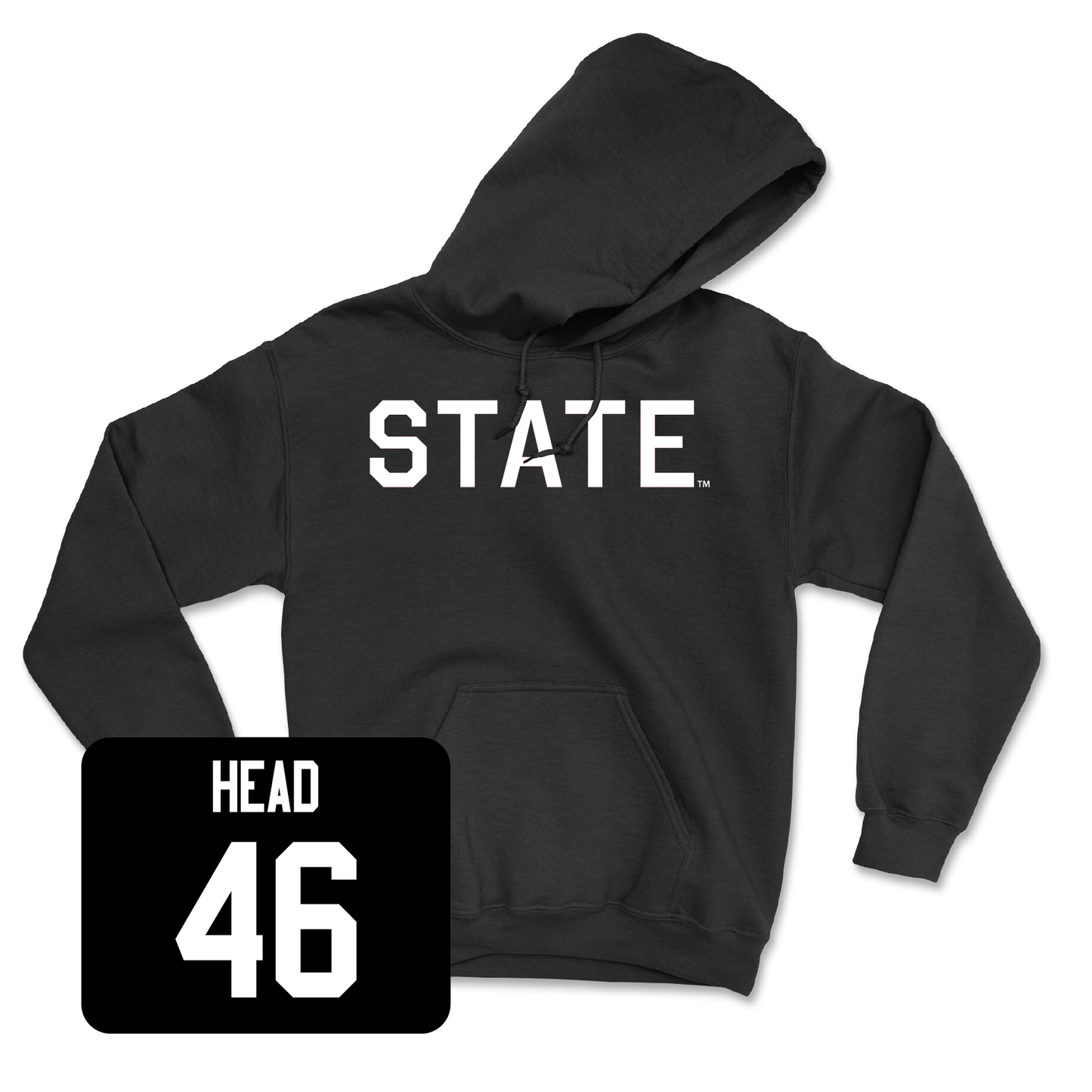 Black Football State Hoodie 4X-Large / Joseph Head | #46