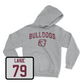 Sport Grey Football Bulldogs Hoodie Small / Jakson LaHue | #79