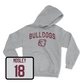 Sport Grey Football Bulldogs Hoodie 3X-Large / Jordan Mosley | #18