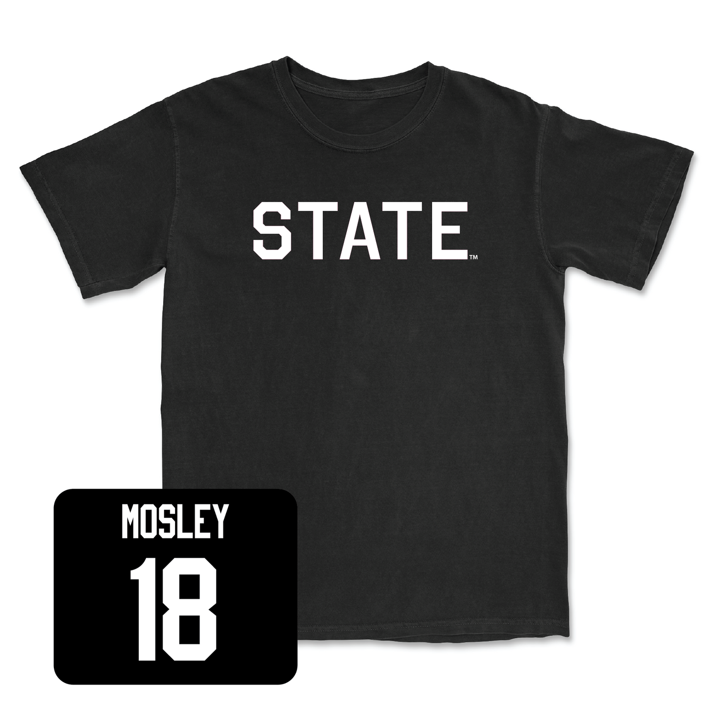 Black Football State Tee Medium / Jordan Mosley | #18