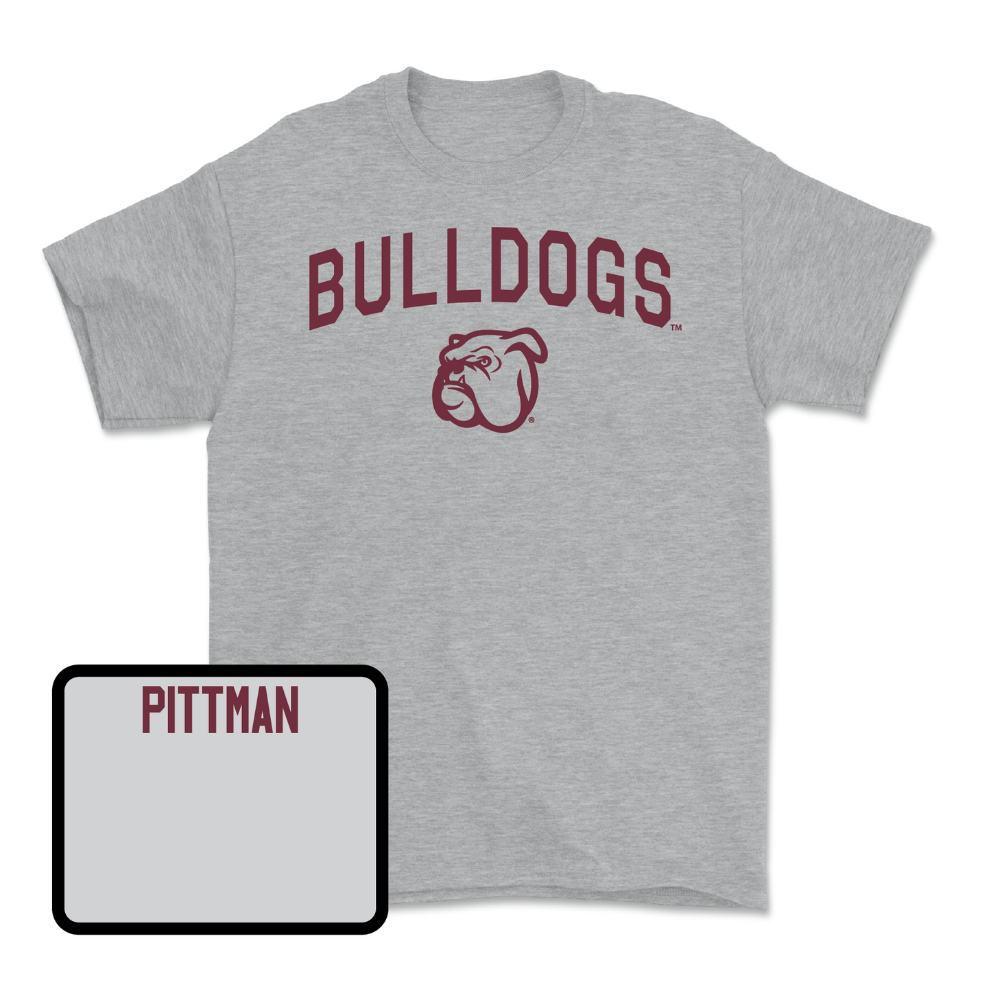Sport Grey Football Bulldogs Tee Medium / Jeffery Pittman | #