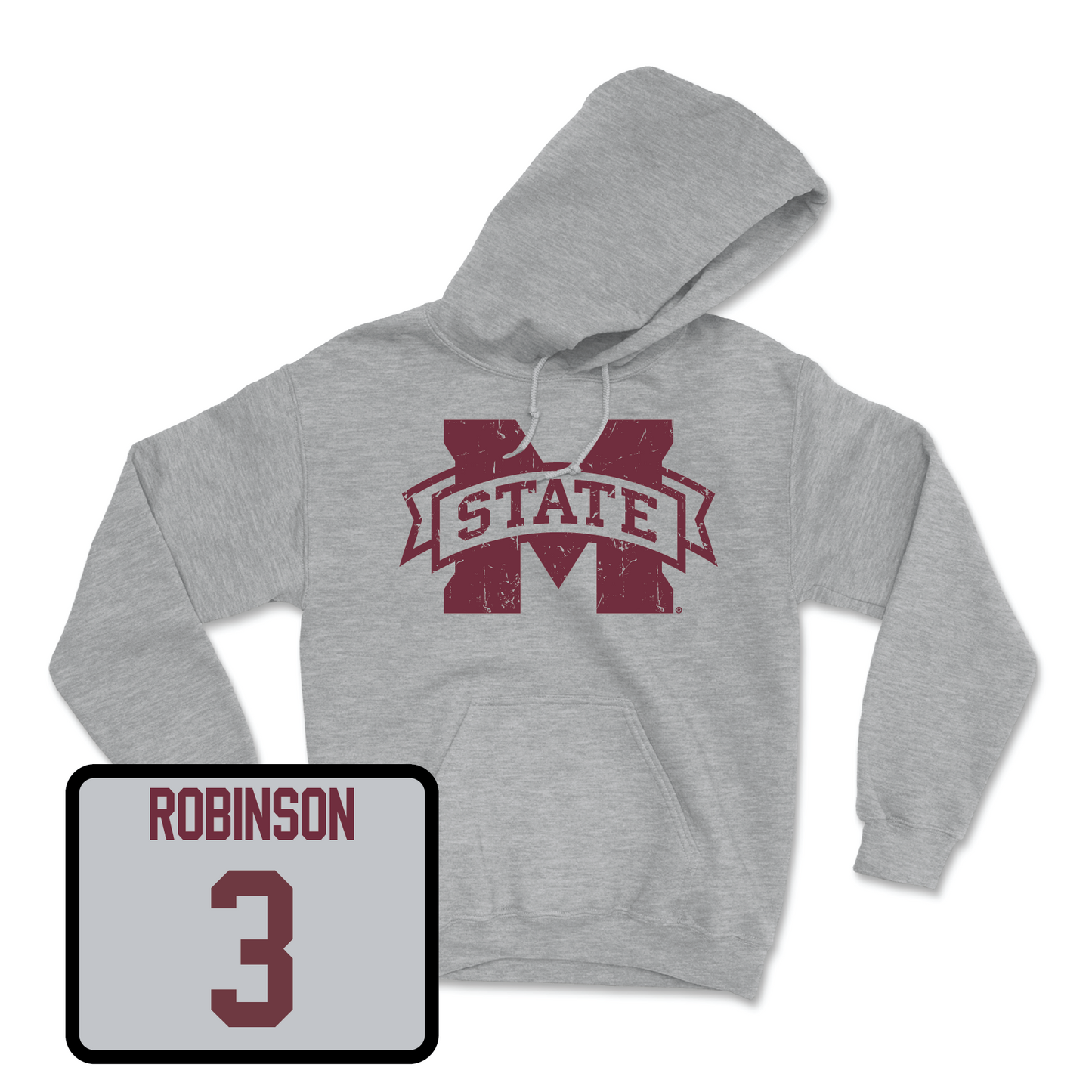 Sport Grey Football Classic Hoodie Youth Small / Justin Robinson | #3