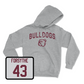 Sport Grey Baseball Bulldogs Hoodie Small / Lane Forsythe | #43