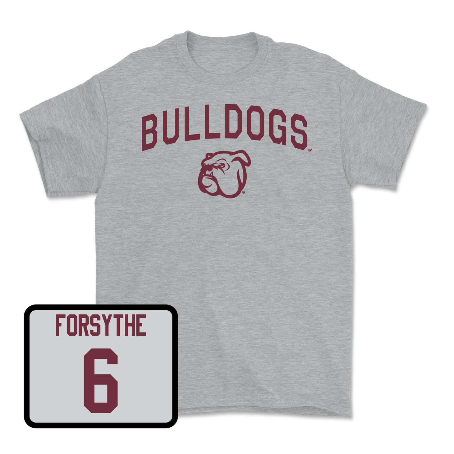Sport Grey Baseball Bulldogs Tee Medium / Logan Forsythe | #6
