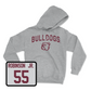 Sport Grey Football Bulldogs Hoodie 4X-Large / Michael Robinson Jr | #55