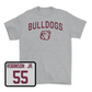 Sport Grey Football Bulldogs Tee Small / Michael Robinson Jr | #55