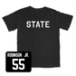 Black Football State Tee Youth Large / Michael Robinson Jr | #55