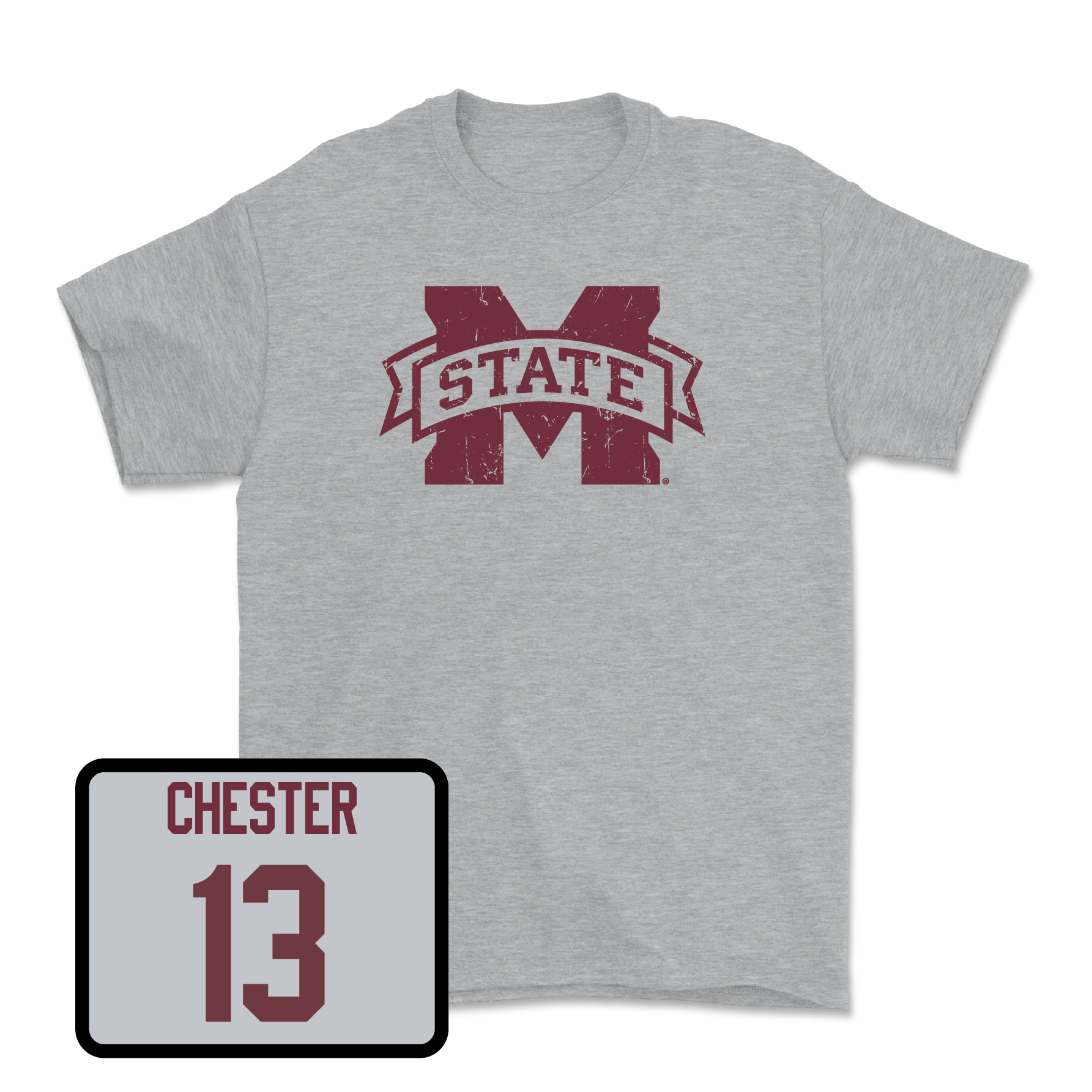 Sport Grey Baseball Classic Tee 4X-Large / Nate Chester | #13