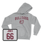Sport Grey Football Bulldogs Hoodie Small / Nick Jones | #66