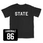 Black Football State Tee Medium / Nick Lauderdale | #86