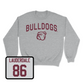 Sport Grey Football Bulldogs Crew Large / Nick Lauderdale | #86