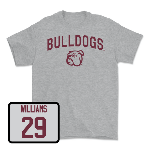 Sport Grey Baseball Bulldogs Tee Youth Small / Nate Williams | #29