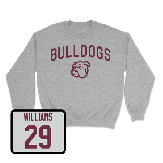 Sport Grey Baseball Bulldogs Crew Youth Small / Nate Williams | #29