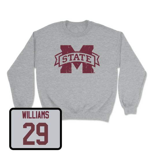 Sport Grey Baseball Classic Crew Youth Small / Nate Williams | #29