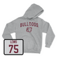Sport Grey Football Bulldogs Hoodie Youth Small / Percy Lewis | #75
