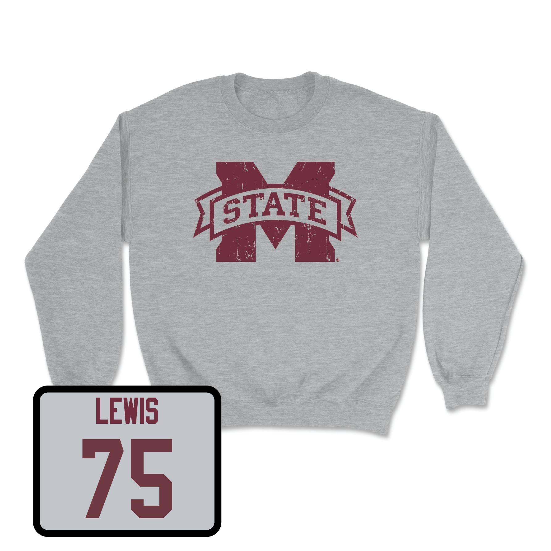 Sport Grey Football Classic Crew Small / Percy Lewis | #75