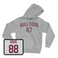 Sport Grey Football Bulldogs Hoodie 2X-Large / Ryland Goede | #88
