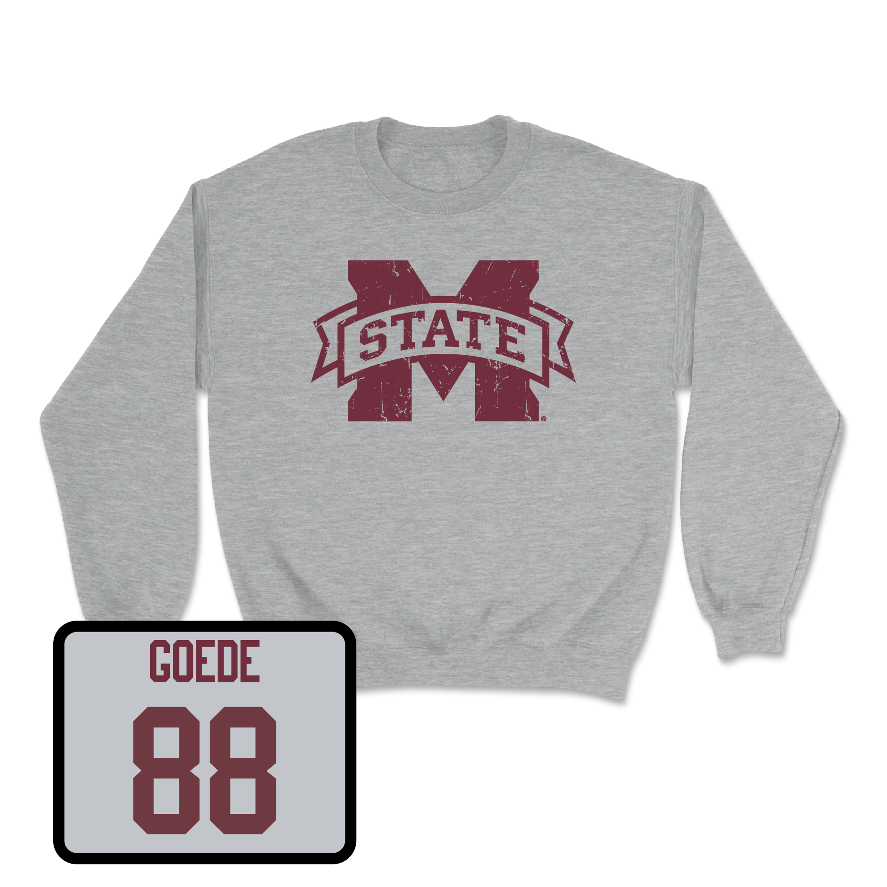 Sport Grey Football Classic Crew Youth Large / Ryland Goede | #88