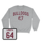 Sport Grey Football Bulldogs Crew X-Large / Steven Losoya | #64