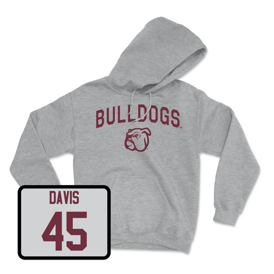 Sport Grey Baseball Bulldogs Hoodie Youth Small / Tyler Davis | #45