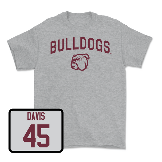 Sport Grey Baseball Bulldogs Tee Youth Small / Tyler Davis | #45