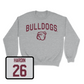 Sport Grey Baseball Bulldogs Crew Small / Tyson Hardin | #26