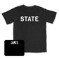 Black Football State Tee Youth Small / Will James | #