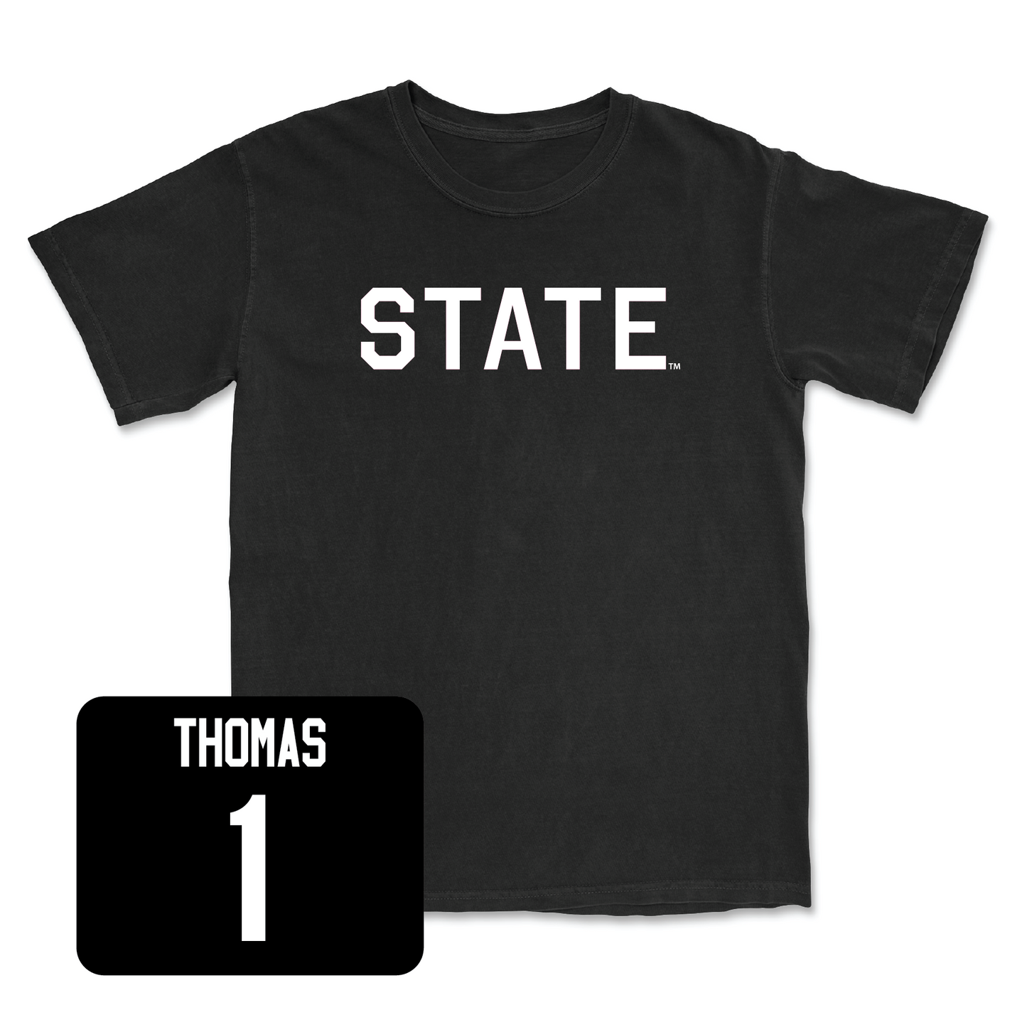 Black Football State Tee X-Large / Zavion Thomas | #1