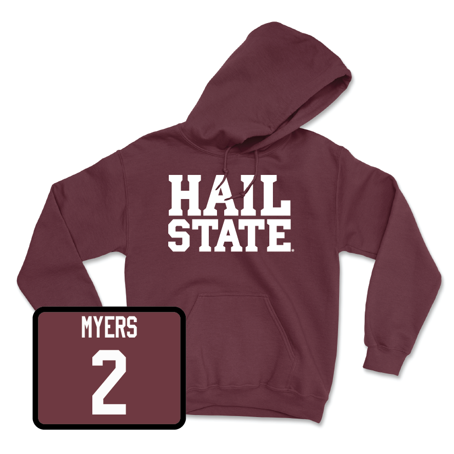 Maroon Men's Basketball Hail Hoodie - Adrian Myers