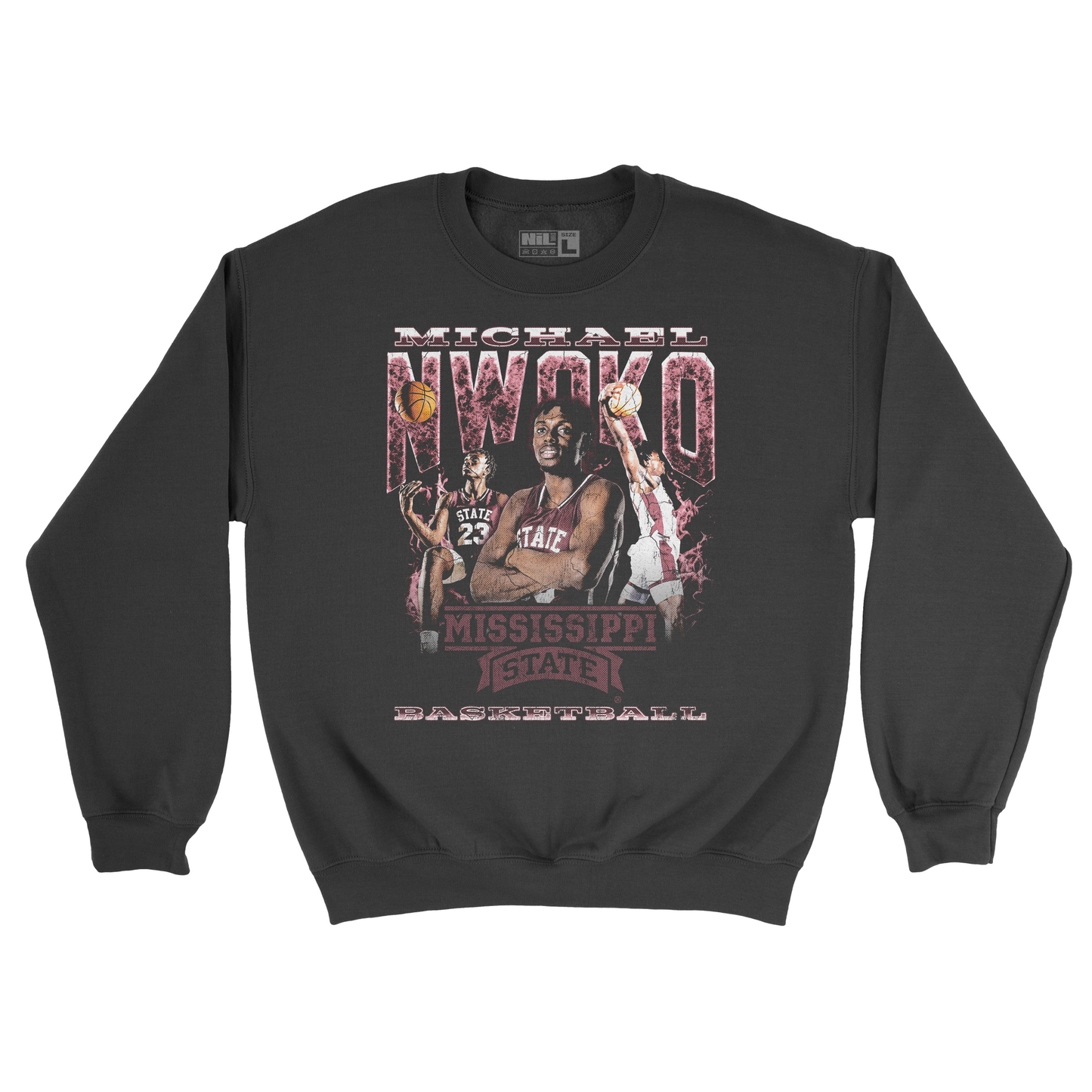 EXCLUSIVE RELEASE: Michael Nwoko 90s Graphic Black Crew