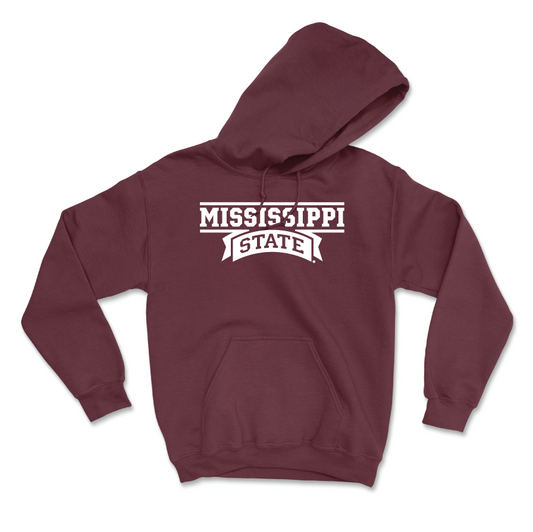 Maroon Football Team Hoodie - Hunter Washington