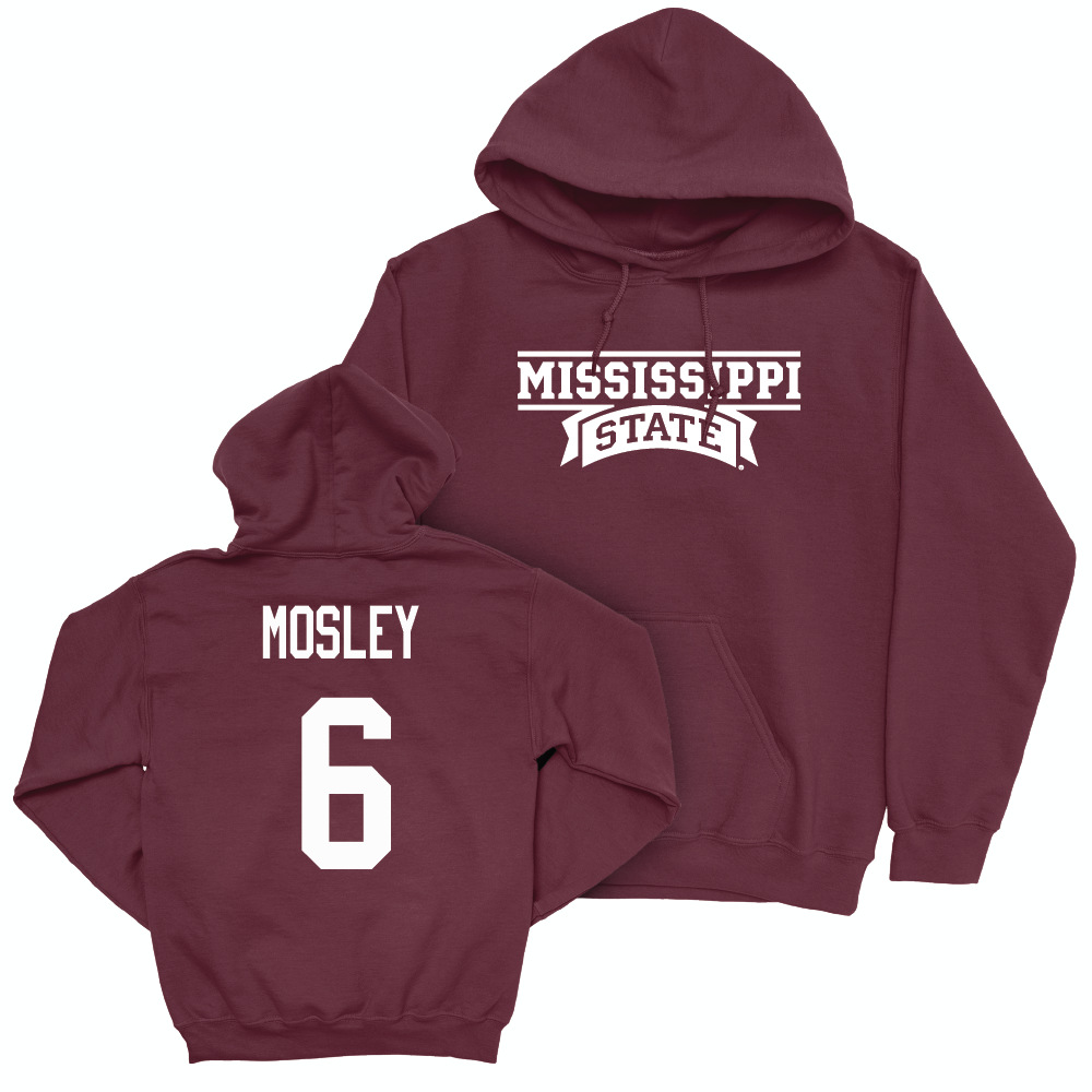 Maroon Football Team Hoodie - Jordan Mosley