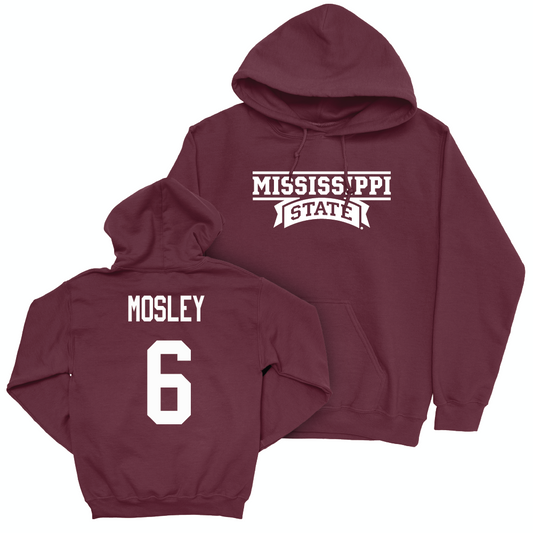 Maroon Football Team Hoodie - Jordan Mosley