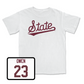 Baseball White Script Comfort Colors Tee  - Jackson Owen