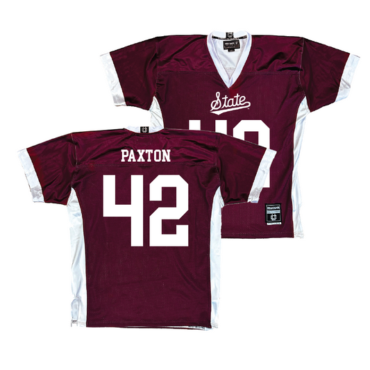 Maroon Mississippi State Football Jersey   - Sam Paxton