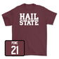 Maroon Women's Basketball Hail Tee - Debreasha Powe