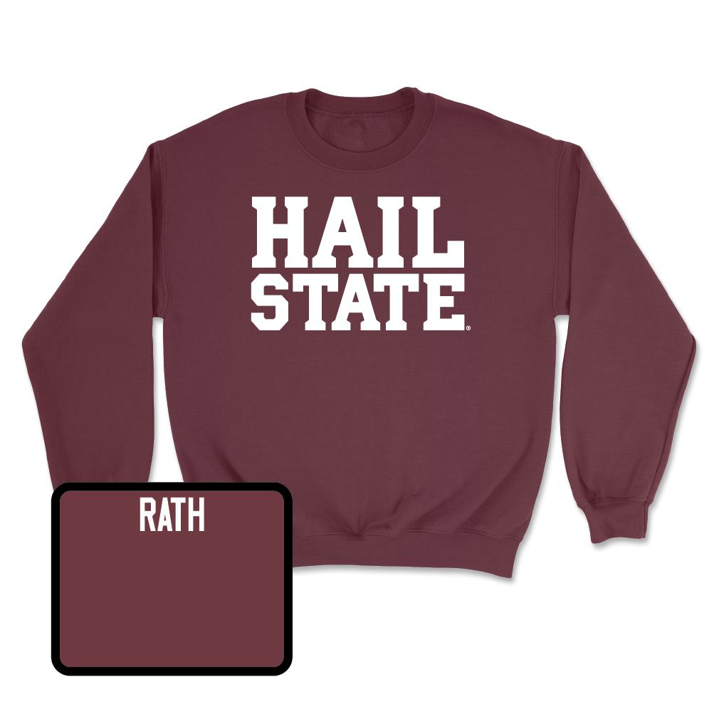 Maroon Women's Tennis Hail Crew - Ava Rath