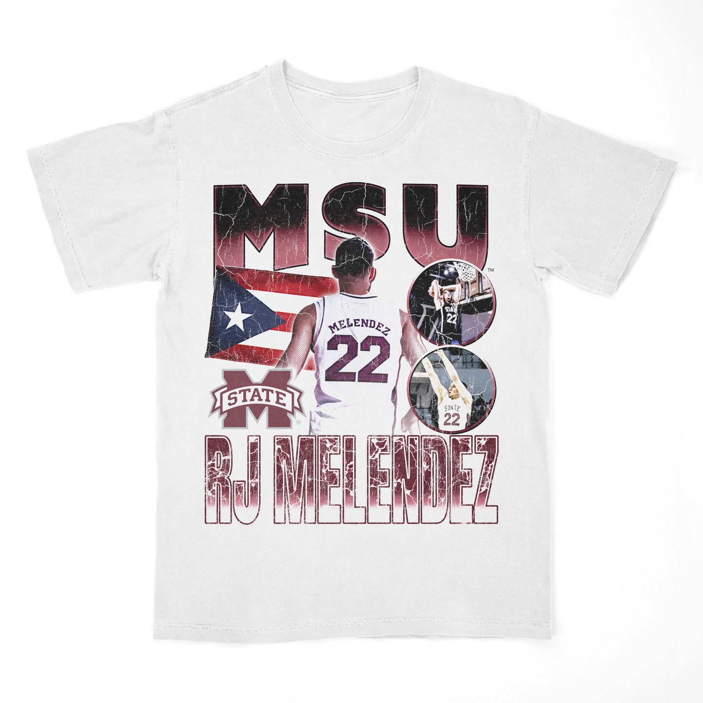 EXCLUSIVE RELEASE: RJ Melendez 90s Graphic White Tee