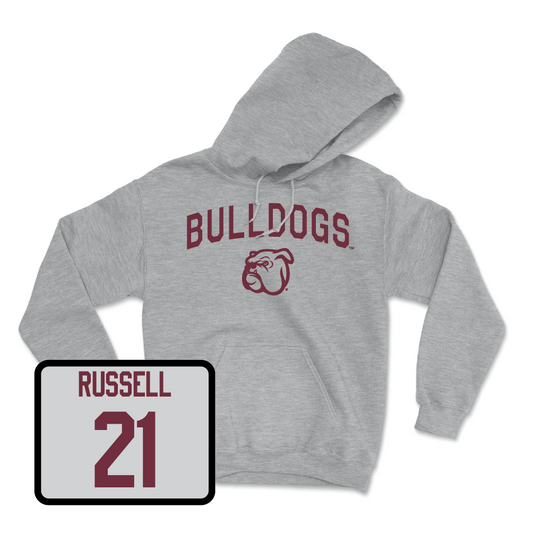 Sport Grey Men's Basketball Bulldogs Hoodie  - MJ Russell