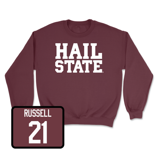 Maroon Men's Basketball Hail Crew  - MJ Russell