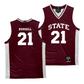 Mississippi State Men's Basketball Maroon Jersey  - MJ Russell