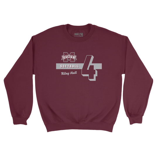 EXCLUSIVE RELEASE: Riley Hull Block Letter Maroon Crew