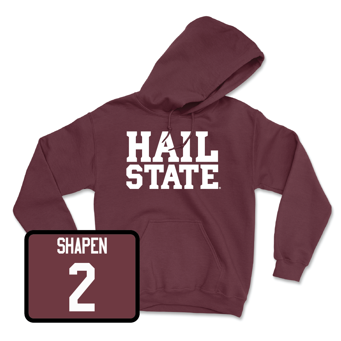 Maroon Football Hail Hoodie  - Blake Shapen