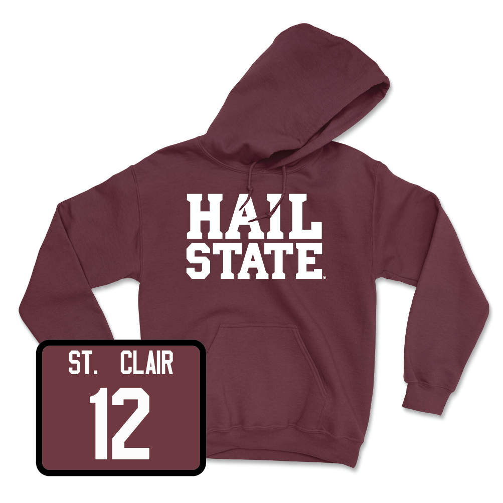 Maroon Softball Hail Hoodie - Brylie St. Clair