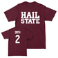 Maroon Football Hail Tee - Isaac Smith