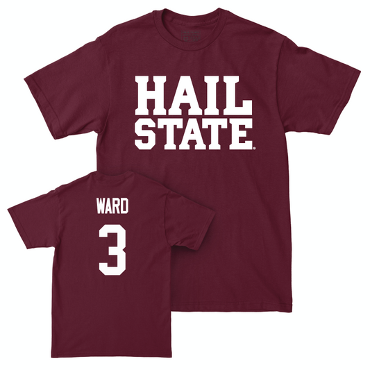 Maroon Women's Basketball Hail Tee  - Terren Ward